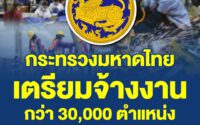กระทรวงมหาดไทย เตรียมจ้างงานกว่า 30,000 อัตรา สร้างรายได้ให้ประชาชน ช่วยคนเดือดร้อนจากโควิด-19